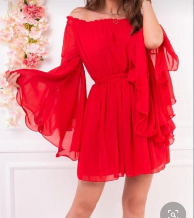 Articole de Crăciun - Rochie Kristen - Rosu