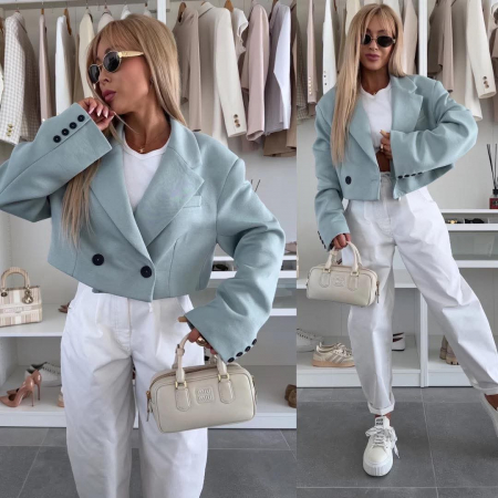 Noutati - Blazer Cropped Oversize