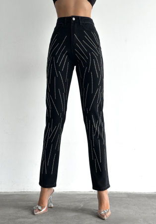 Pantaloni Colanti si Blugi - Blugi BOGASS BLACK