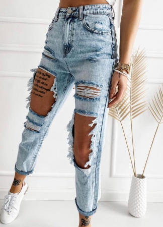 Pantaloni Colanti si Blugi - Blugi Kaya - Albastru