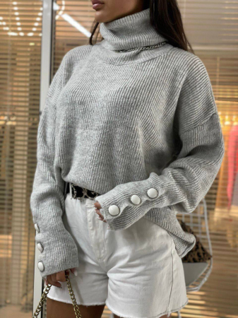 Bluze si tricouri - Bluza Bia - Gri Deschis
