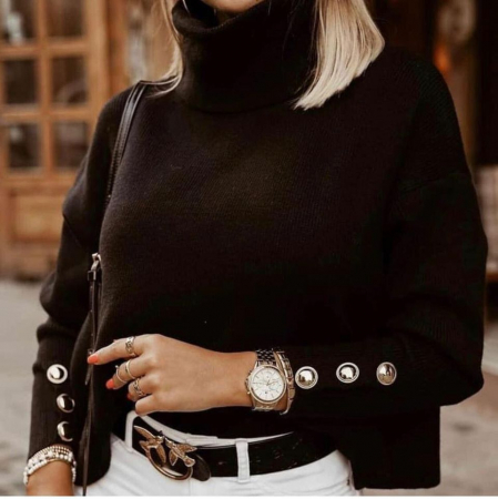 Bluze si tricouri - Bluza neagra BIA