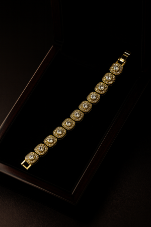 Bratara Nobel Gold Tennis - Auriu [1]