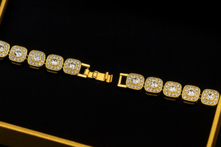 Bratara Nobel Gold Tennis - Auriu [2]