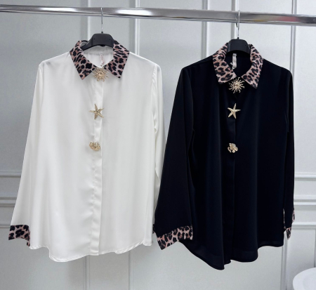 Camasa Celeste Wild Touch - Alb [1]