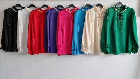 Camasa Crissa Perle - Rosu [1]