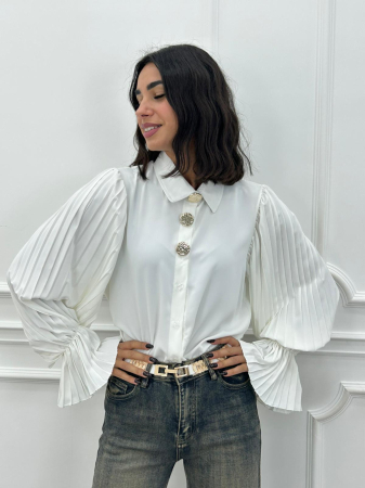 Noutati - Camasa Golden Touch Elegance - Alb