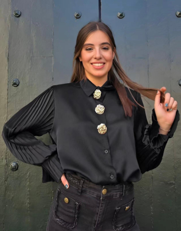 Noutati - Camasa Golden Touch Elegance  - Negru