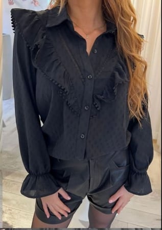 Bluze si tricouri - Camasa Qprie- negru