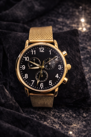 Noutati - Ceas Barbatesc - Imperial Chrono Gold Mesh