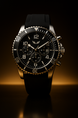 Accesorii si Bijuterii - Ceas Barbatesc Premium  - Black Diver Edition