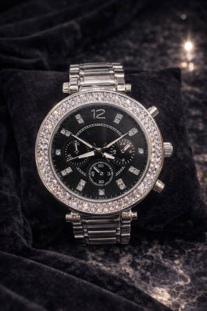 Noutati - Ceas Dama - Crystal Noir Lady