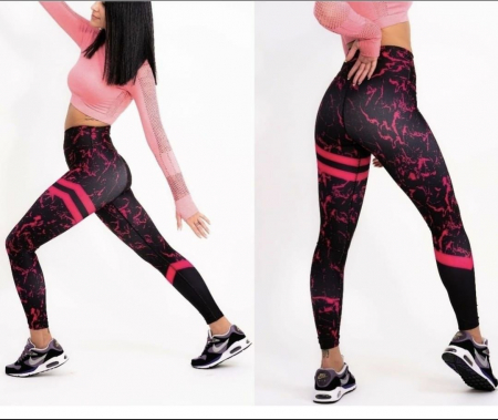 Pantaloni Colanti si Blugi - Colanți LightningFlow - Negru