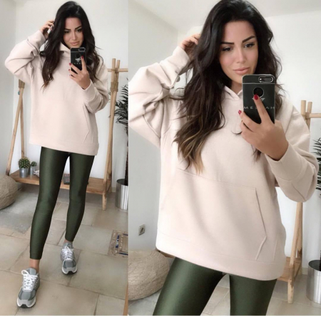 Pantaloni Colanti si Blugi - Colanti Lycra Luciosi - Kaki