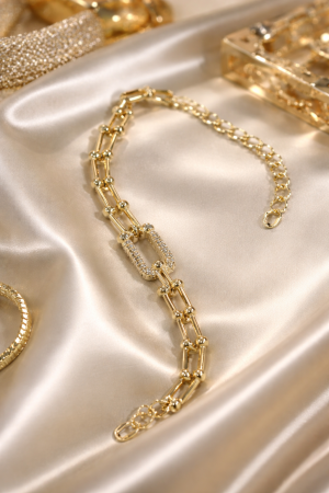 Colier - Gold Infinity Lock [2]