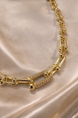 Colier - Gold Infinity Lock [1]