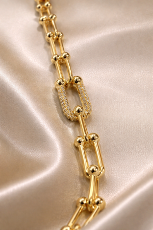 Colier - Gold Infinity Lock [3]