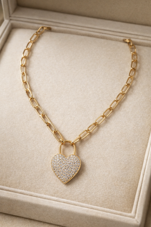 Accesorii si Bijuterii - Colier - Heart Statement
