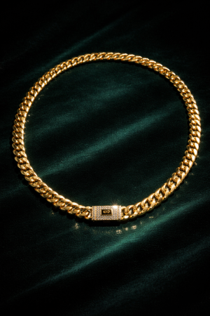 Noutati - Colier - Golden Prestige Cuban