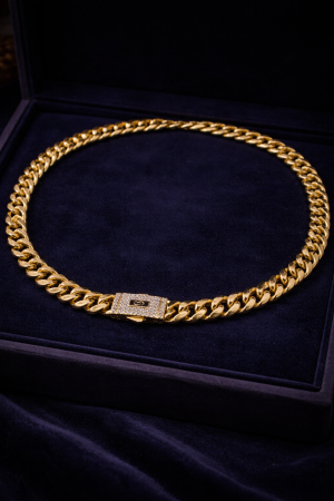 Accesorii si Bijuterii - Colier - Monaco Gold Chain