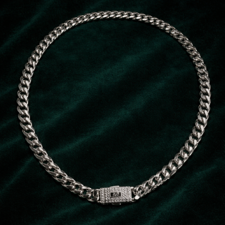 Colier - Silver Prestige Cuban [1]