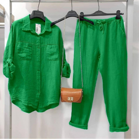Treninguri si Compleuri - Compleu 2 piese Amira - Verde