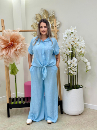 Treninguri și Compleuri - Compleu 2 Piese Casual Chic Siena - Bleu