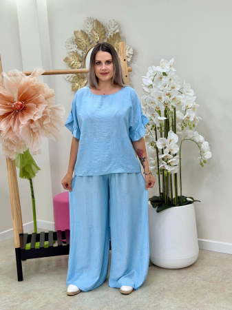 ÎMBRĂCĂMINTE - Compleu 2 Piese Casual Harmony - Bleu