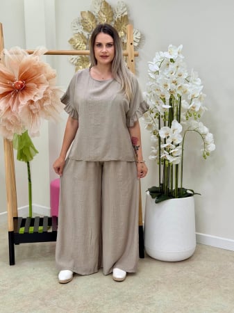 Treninguri și Compleuri - Compleu 2 Piese Casual Harmony - Crem