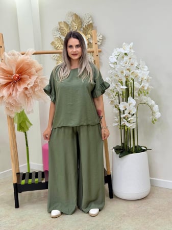 Treninguri și Compleuri - Compleu 2 Piese Casual Harmony - Kaki