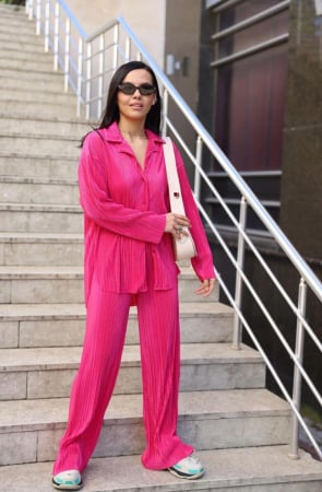 NOUTĂȚI - Compleu Denora - Roz Fuchsia