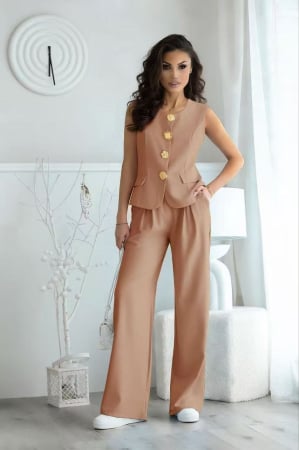 Treninguri și Compleuri - Compleu Elegant 2 Piese Victoria - Bej