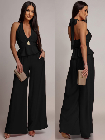Treninguri și Compleuri - Compleu Elegant NEGRU - Rossie