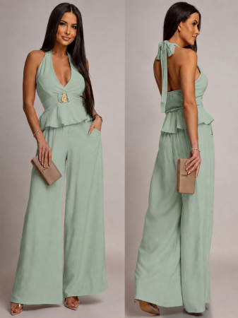 Treninguri și Compleuri - Compleu Elegant VERDE MENTA - Rossie