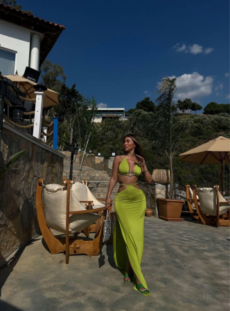 NOUTĂȚI - Compleu Maxi Ibiza Glow - Verde