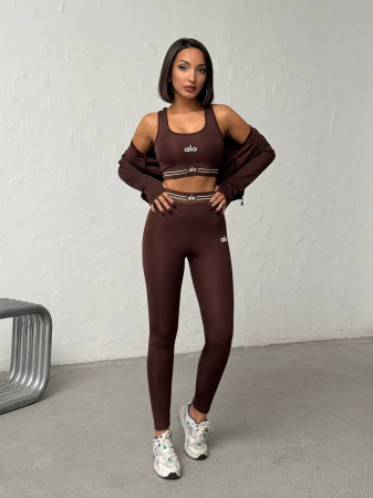 NOUTĂȚI - Compleu sport Zaira 3 piese - Maro
