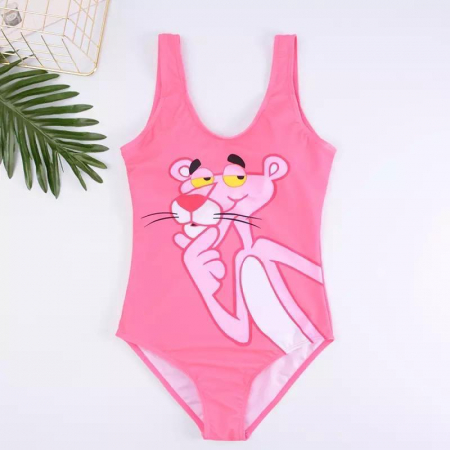 Articole si haine de plaja - Costum de baie intreb - Pink Panther