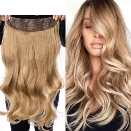 Extensii de păr - Extensii Par - Clips On BLOND SPECIAL ULTRAHIGHT