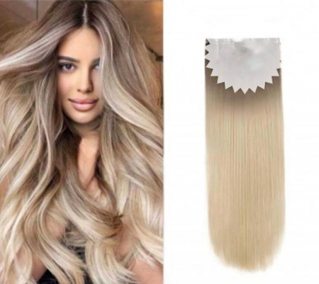 Extensii de păr - Extensii Par PREMIUM - Clips On BLOND PERLAT ULTRA DESCHIS