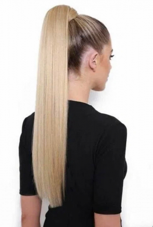 Extensii de păr - Extensii Par PREMIUM - Tip Coada  BLOND PERLAT DESCHIS