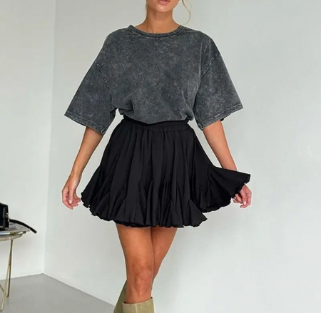 Noutati - Fusta Daisy - Negru