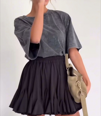 Fusta Daisy - Negru [4]