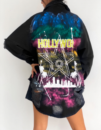 Noutati - Geaca Hollywood Black Jeans