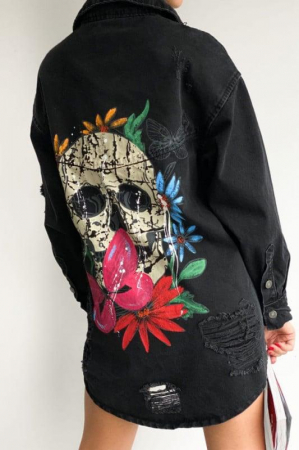 Geaca Jeans Head - Negru [3]