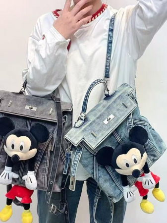 Genti si posete - Rucsac Denim - Pop Icon