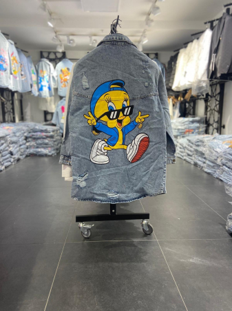 Geci si jachete - Jachetă Denim Urban Chill - Albastru