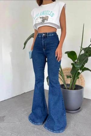 Pantaloni Colanti si Blugi - Jeansi Caddy - Albastru