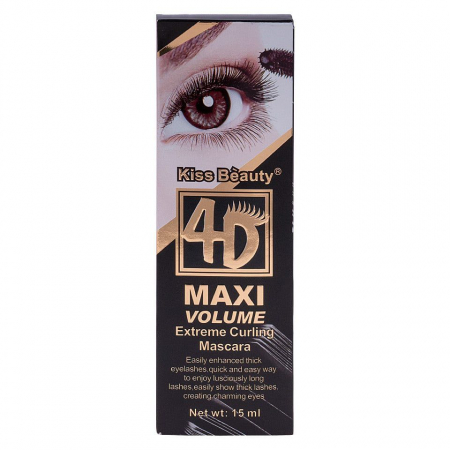 Mascara 4D Maxi Volume Extreme Curling Kiss Beauty [1]