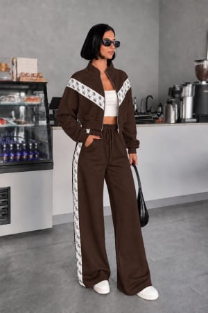 NOUTĂȚI - ompleu Casual Urban Chocolate - Maro