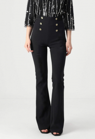 Pantaloni Colanti si Blugi - Pantaloni Elizabeth - Negru